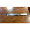 Image 8 : CUTLERY CANTEEN WITH FORKS AND KNIVES, SILVER PLATE WITH OPALESCENT HANDLES