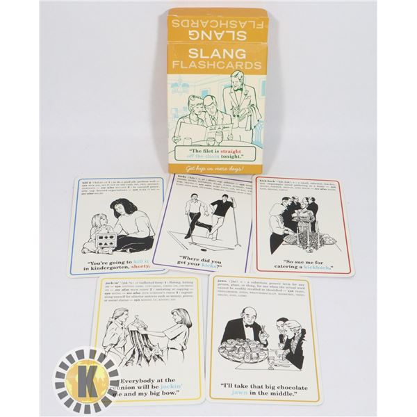 SLANG FLASHCARDS 50PC SET