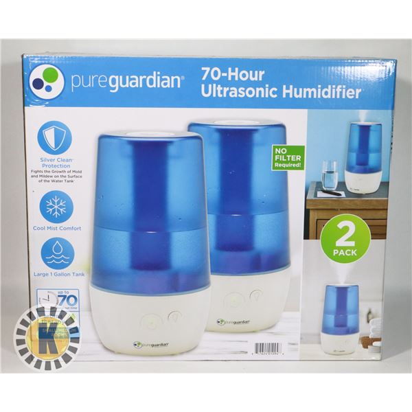 PUREGUARDIAN 2 ULTRASONIC MIST HUMIDIFIERS