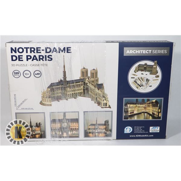 NOTRE-DAME DE PARIS 3D PUZZLE WITH LED LIGHTS