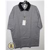 Image 1 : NEW MEN BLACK 100% MERCERIZED COTTON POLO SIZE XXL