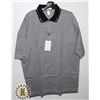 Image 1 : NEW MENS BLACK 100% MERCERIZED COTTON POLO SIZE LG