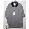 Image 1 : NEW MENS BLACK 100% MERCERIZED COTTON POLO SIZE XL