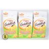 Image 1 : THREE NEW GOLDFISH VEGGIES AND FRUITS CHEDDAR