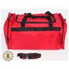 Image 1 : NEW RED GYM/ SPORTS BAG (24" LONG X 12"T X 12"W