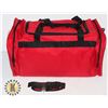 Image 1 : NEW RED GYM/ SPORTS BAG (24" LONG X 12"T X 12"W