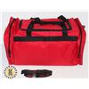 Image 1 : NEW RED GYM/ SPORTS BAG (24" LONG X 12"T X 12"W