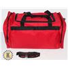 Image 1 : NEW RED GYM/ SPORTS BAG (24" LONG X 12"T X 12"W