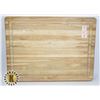 Image 1 : WOOD CUTTING BOARD (20" X 15" X 1.5")