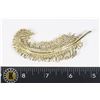 Image 1 : FEATHER DESIGN BROOCH