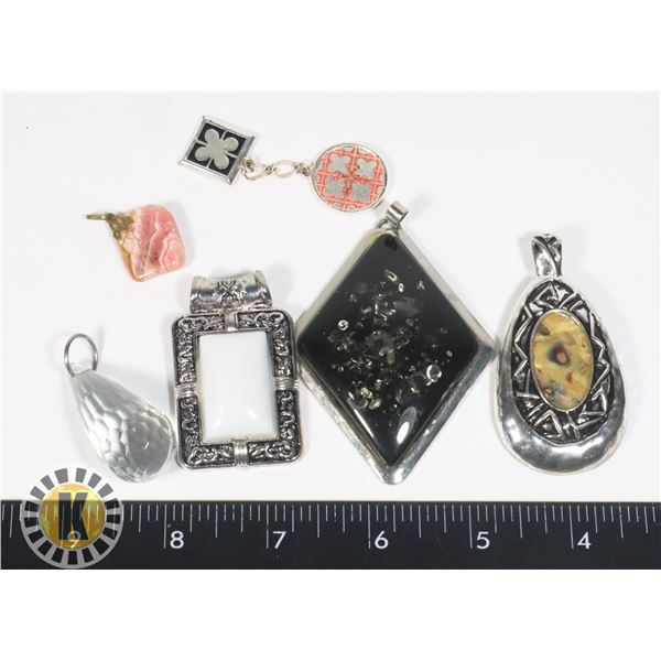 LOT OF ASSORTED PENDANTS