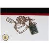 PENDANT AND CHAIN: CHAIN STAMPED ITALY 925