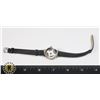Image 1 : DAINTY BLACK BAND, RHINESTONE QUARTS WATCH
