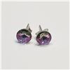 Image 1 : SILVER CRYSTAL EARRINGS