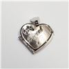 Image 1 : 10K WHITE GOLD "SWEET 16" LOCKET PENDANT
