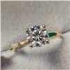 Image 1 : 10K YELLOW GOLD MOISSANITE(1.8CT) RING