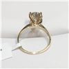 Image 4 : 10K YELLOW GOLD MOISSANITE(1.8CT) RING