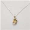 Image 2 : SILVER CITRINE 16" NECKLACE