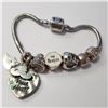 Image 2 : SILVER PANDORA STYLE BEADS BRACELET (~WEIGHT 28G)