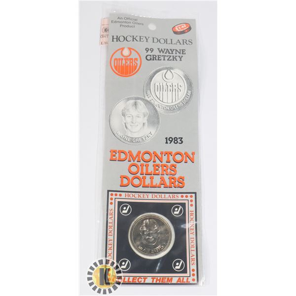 WAYNE GRETZKY 1983 EDMONTON OILERS HOCKEY DOLLAR