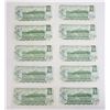 Image 2 : LOT OF 10 1973 CANADIAN ONE DOLLAR BANK NOTES