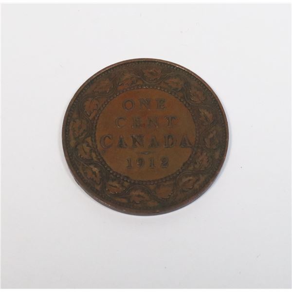 1912 CANADIAN ONE CENT COIN