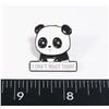 Image 1 : NEW PANDA "I CAN'T ADULT TODAY"  LAPEL PIN