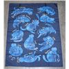 Image 1 : NEW HOROSCOPE CAT PRINT TAPESTRY 37.4"X28.7"