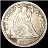 Image 1 : 1877-CC Seated Liberty Quarter NICELY CIRCULATED