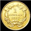 Image 2 : 1857 Rare Gold Dollar UNCIRCULATED