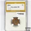 Image 1 : 1890 Indian Head Cent PGA MS64 RB