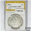 Image 1 : 1890 Morgan Silver Dollar PGA MS64+ DMPL