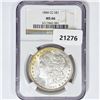Image 1 : 1884-CC Morgan Silver Dollar NGC MS66