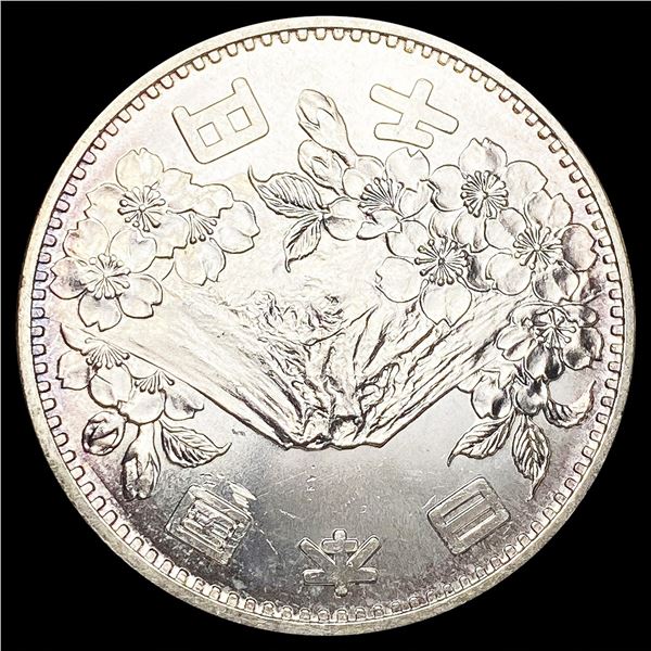 1964 Japan Tokyo Silver 1000 Yen UNCIRCULATED