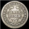 Image 2 : 1838 Seated Liberty Half Dime NICELY CIRCULATED