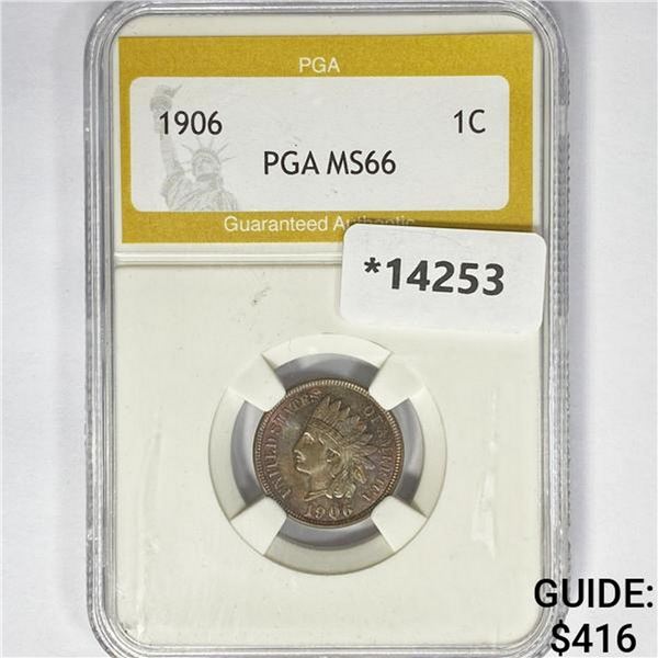 1906 Indian Head Cent PGA MS66