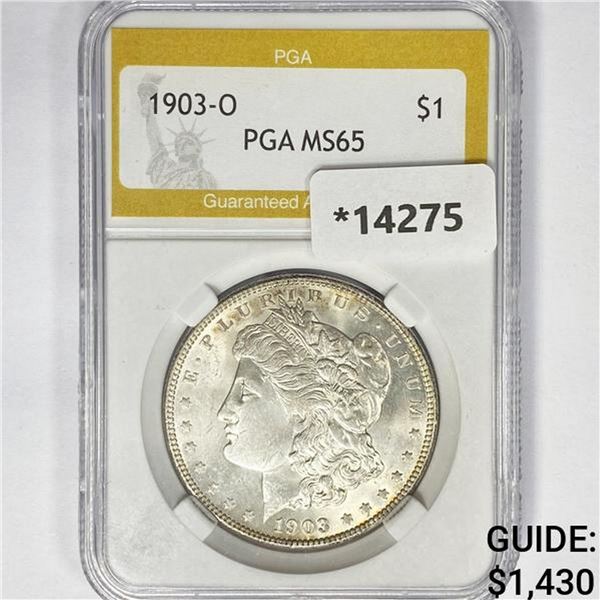 1903-O Morgan Silver Dollar PGA MS65