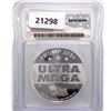 Image 2 : 2024 1oz Silver MAGA King Trump ICG BU DCAM