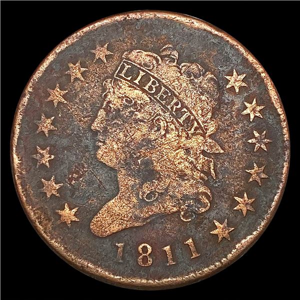 1811 Large Cent NICELY CIRCULATED