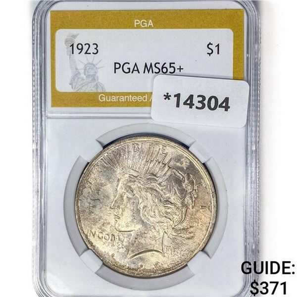 1923 Silver Peace Dollar PGA MS65+