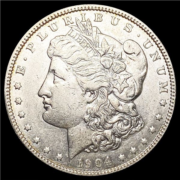 1904 Morgan Silver Dollar NEARLY UNCIRCULATED