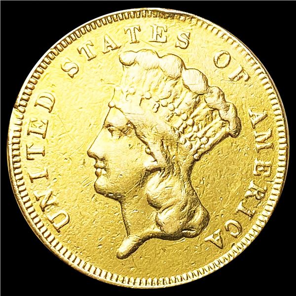 1878 $3 Gold Piece NICELY CIRCULATED