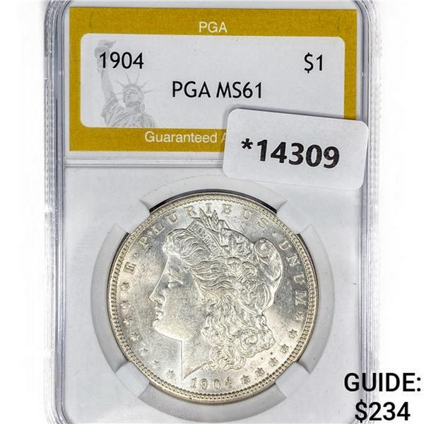 1904 Morgan Silver Dollar PGA MS61