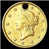 Image 1 : 1853 Rare Gold Dollar ABOUT UNCIRCULATED