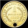 Image 2 : 1853 Rare Gold Dollar ABOUT UNCIRCULATED