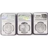 Image 2 : 2023 Set (3) 1oz G.B. S2£ NGC GEM UNC Q. Elizabeth
