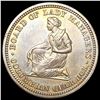 Image 1 : 1893 Isabella Silver Quarter CLOSELY UNCIRCULATED