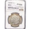 Image 1 : 1878 8TF Morgan Silver Dollar NGC MS61