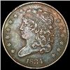 Image 1 : 1834 Classic Head Half Cent CLOSELY UNCIRCULATED
