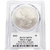 Image 2 : 2022 ASE Truman Daniel Signed PCGS MS70 1st Day Is